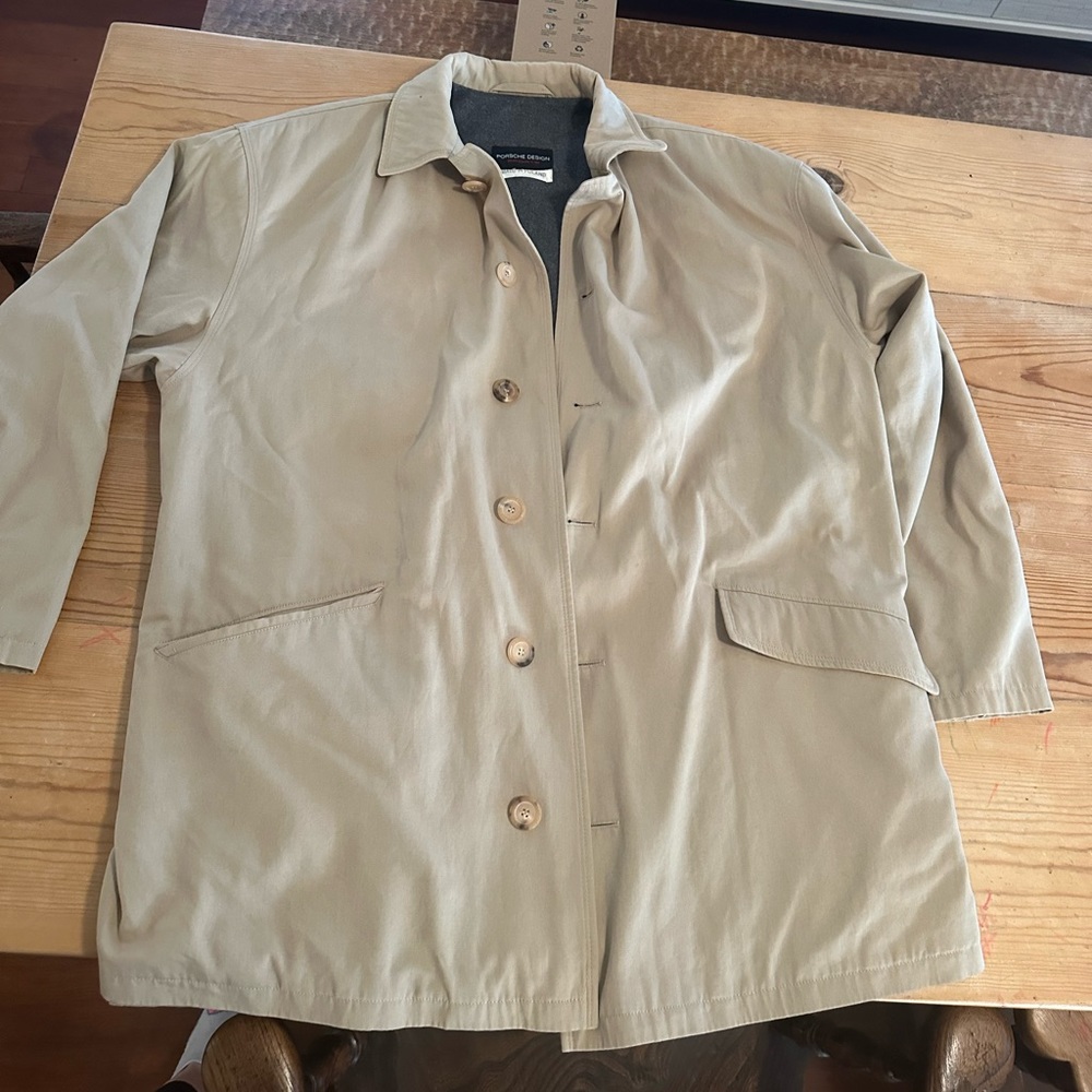 Porsche Design Beige Pea Coat